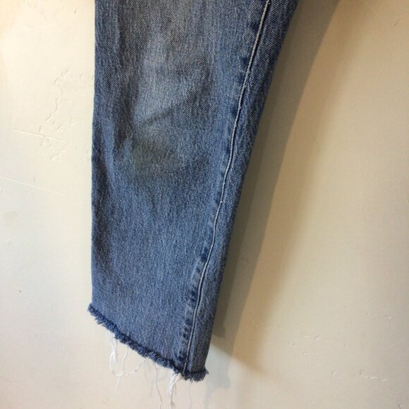 Madewell The Perfect Vintage Jean Blue Jeans Frayed Ends Petite - Picture 10 of 14